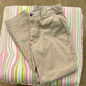 Men’s GAP for Good Men's Khaki Pants 34 by 30 slim fit, but hemmed to 28
